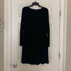 Black swing dress